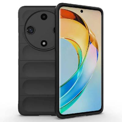 Удароустойчив силиконов (TPU) калъф за Honor Magic6 Lite - Techsuit Magic Shield TPU Case (черен) (KF2323115)