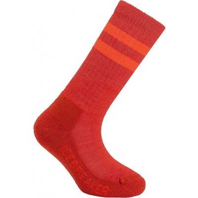 Icebreaker Kids Hike Light Crew, Agate/Fervid