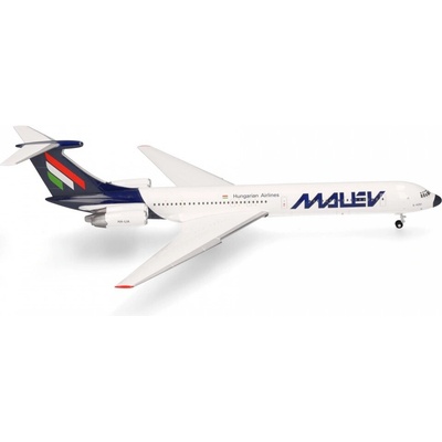 Herpa Il-62M Malév 1990s colors 1:200