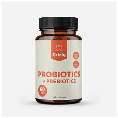 Grizly Probiotika & Prebiotika 60 kapslí