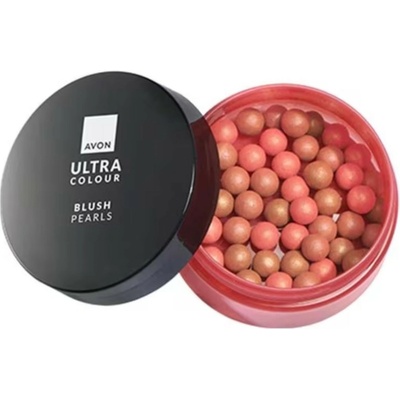 Avon Tvářenka v kuličkách růžová Blush Pearls Warm 28 g