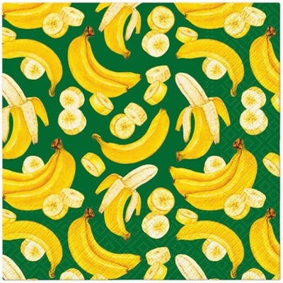 PAW SDL142300 Banana Fever servítky 3V 20ks 33x33cm