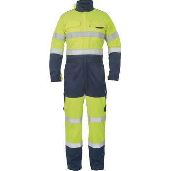 CERVA Cerva pick pm hv / hi-vis мултистандартен гащеризон - тъмносин/жълт 4xl (0356002272007)