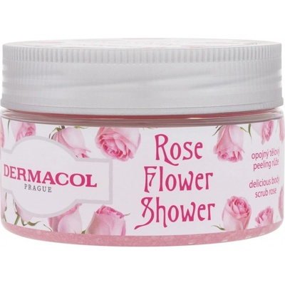 Dermacol opojný tělový peeling Růže Flower Care 200 g – Zboží Dáma