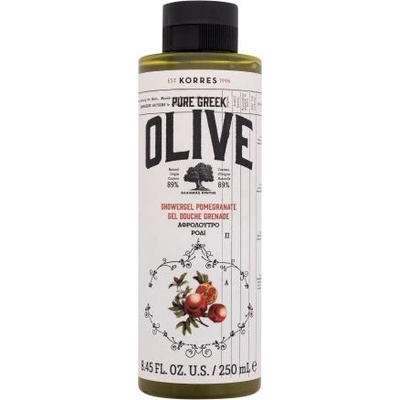 KORRES Pure Greek Olive Shower Gel Pomegranate душ гел с аромат на нар 250 ml за жени