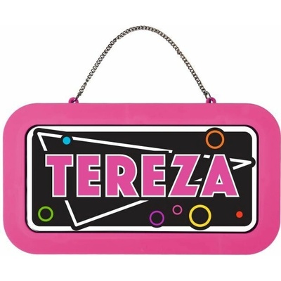 Neonová cedulka se jménem - Tereza
