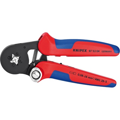 KNIPEX Kleště samonastavitelné, pro lisování kabelových koncovek (0,08 - 10/16), knipex 975304 – Zboží Dáma