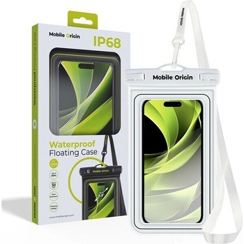 Mobile Origin Waterproof Floating Case 6.8" White/Black DBXL-WHT-BLK01