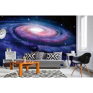 DIMEX ART Самозалепваща се флизелинова фототапета спирална галактика 375 x 250 см