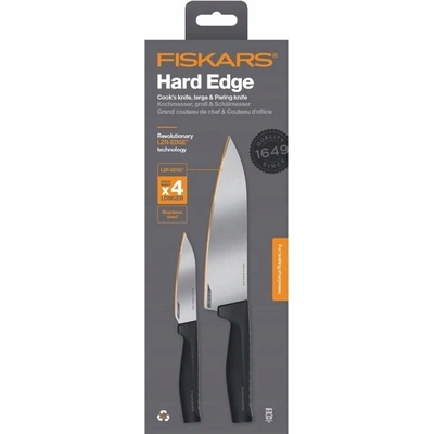 Sada nožů v pouzdře Fiskars Hard Edge 2 ks