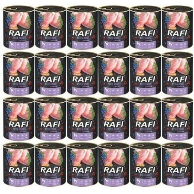 Dolina Noteci Rafi Adult Dog Rabbit 24 x 400 g