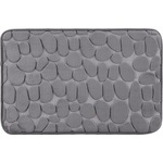 4LIVING Постелка за баня Stone - 40х60 см. - сива (TB-4Living-635419)
