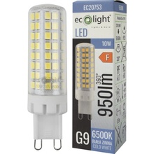 ECOLIGHT LED žiarovka G9 10W 950lm 6500k studená biela