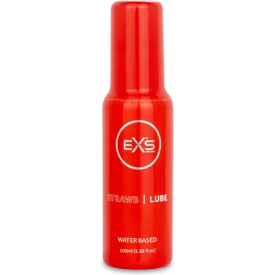 EXS Condoms Lube Waterbased Strawberry 100ml