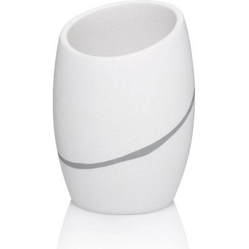 KELA Поставка за четки за зъби от полирезин KELA Talus, бяла (1629)