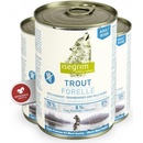 Konzervy pre psov Isegrim Dog Adult Trout with Parsnip Cranberries & Wild Herbs 400 g