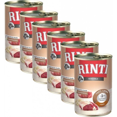 Rinti Sensible jehně a rýže 6 x 400 g