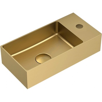 SAPHO - Стенна мивка AURUM 36, 5x18 cm матово злато (SH0654)