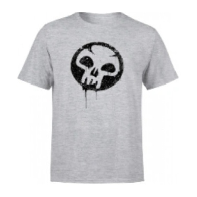 Magic The Gathering Black Mana Splatter tričko