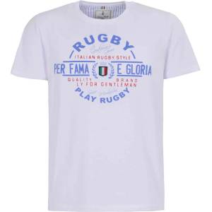 Italian rugby style Тениска irs 25025a-15 (25025a-15-white)