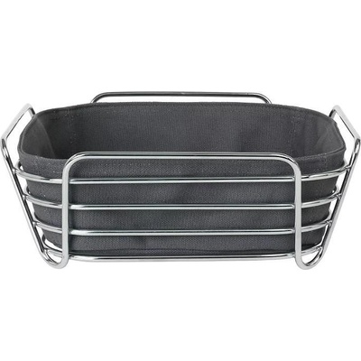 Blomus (Германия) Квадратен панер за хляб blomus delara - размер l - цвят графит и хром (blomus 63763)