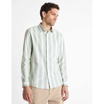Celio Памучна риза с бастиета Celio Celio | Zelen | МЪЖЕ | S