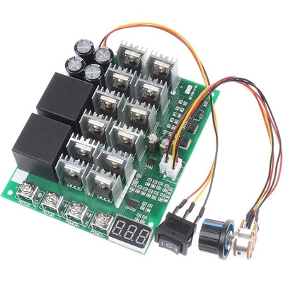 1000W 12V24V36V 60A Digital DC Motor Governor Brush Two-Wire Drive Tachometer Dial