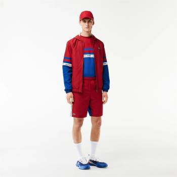 Lacoste Къси панталони Lacoste Logo Stripe Tennis Shorts - Ora/Captain