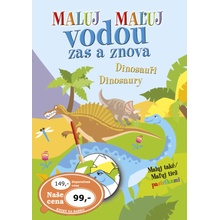 Maľuj vodou zas a znova Dinosaury