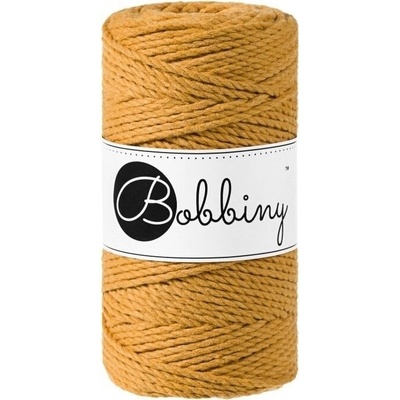 Bobbiny 3PLY Macramé Rope 3 mm 100 m Mustard юта (TS-E013)