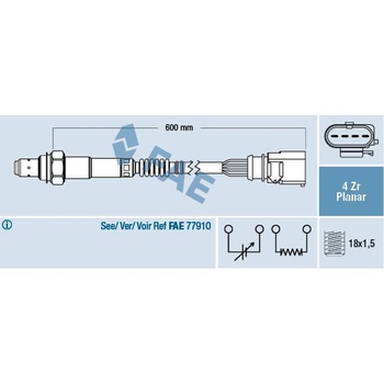 Lambda sonda FAE 77458
