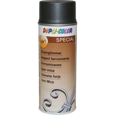 DUPLI COLOR Iron Mica - Kováčska farba 2v1 - špecial - strieborný - 400 ml