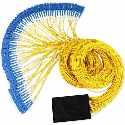 Conneu Оптичен сплитер PLC 1x64 с SC-UPC конектори, ABS Box, Conneu (CNPLC-164-SC1-SC1-BOX)