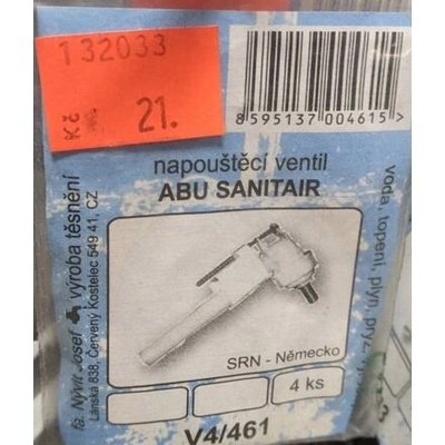 NÝVLT sada těsnění napouštěcího ventilu ABU SANITAIR (SRN) - V4/461