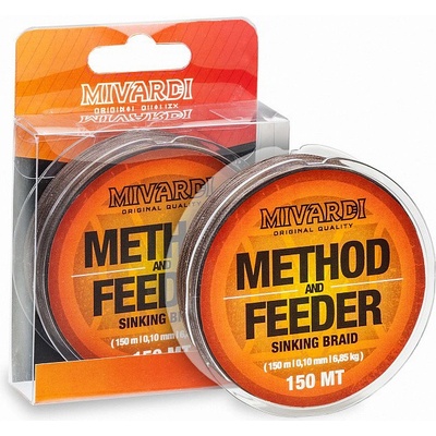 Mivardi šnúra Method & Feeder Sinking Braid 150m 0,14mm 8,95kg