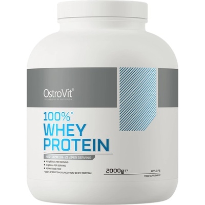 OstroVit Whey Protein | 100% Whey Protein Concentrate [2000 грама] Ябълков пай