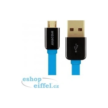 Avacom DCUS-MIC-40B USB - Micro USB, 40cm, modrý