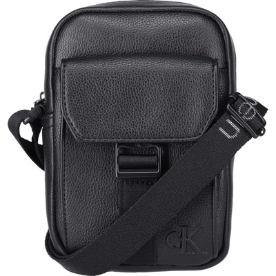 Calvin Klein WEBBING STRAP SLIM REPORTER Černá