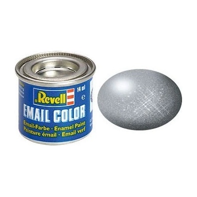 Revell barva 91 železná Steel metalická Email color 14 ml 32191