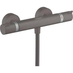 Hansgrohe Ecostat Comfort - Термостатична душ-батерия, матиран черен хром 13116340 (13116340)