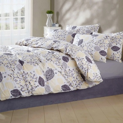 TiaHome Obliečky bavlna Havana yellow 200x140 90x70