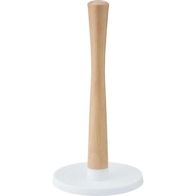 Držák na kuchyňské utěrky ROLL-IT 30 cm, bílá, plast / dřevo, RIG-TIG