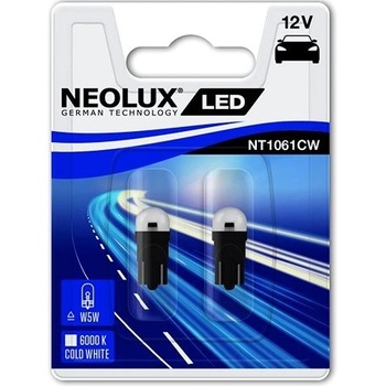 NEOLUX Žárovka typ W5W, LED Interior 6000K, 26,8 mm, W2.1x9.5d