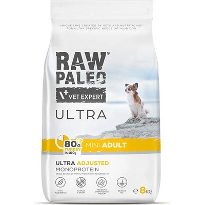 VetExpert Vetexpert Raw Paleo Ultra Турция за възрастни мини 8 кг