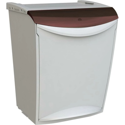 Denox Ekosystem odpadkový kôš na triedený odpad 25 l, hnedý - bioodpad