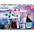 Educa Puzzle 4v1 Frozen 2x puzzle, pexeso a domino 40-99 dielov