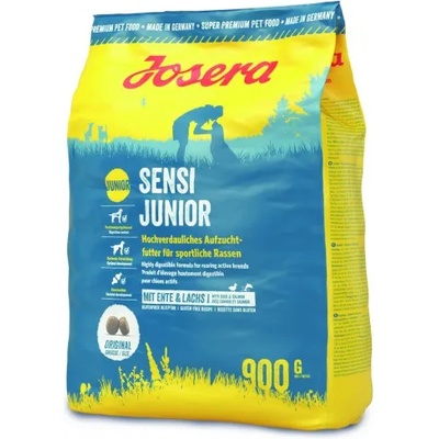 Josera dog sensi junior, пълноценна храна за подрастващи кучета с месо от птици 0, 900 кг, Германия - 50005684
