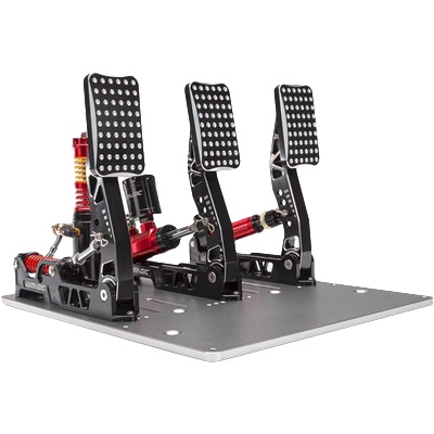 Simagic Педали SIMAGIC Crimson Edition хидравлични 3бр 200kg Loadcell - P2000-S200R (P2000-S200R)