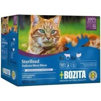 Bozita krmivo pro sterilizované kočky mix chutí v želé 12x85 g