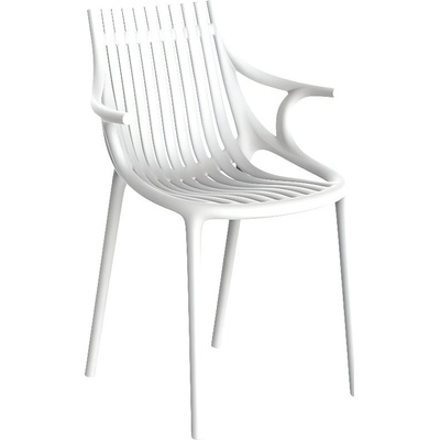 VONDOM plastová zahradní židle IBIZA s područkami Bílá